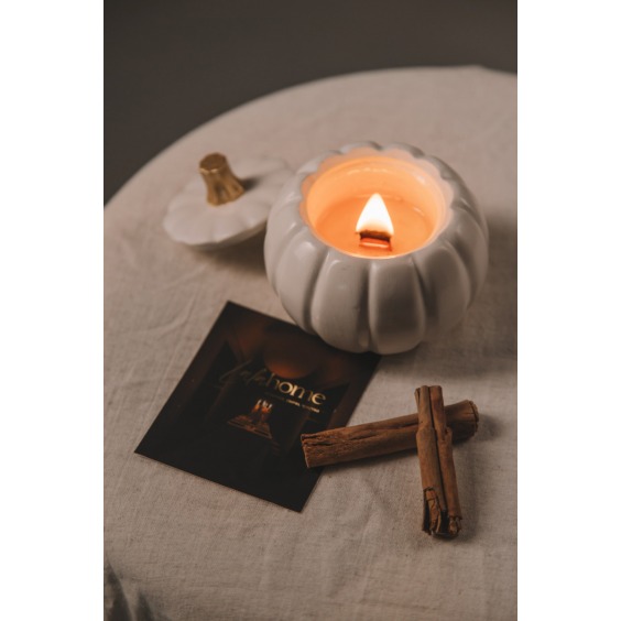 Ароматическая свеча Pumpkin Cognac & praline [ коньяк и пралине ] #5