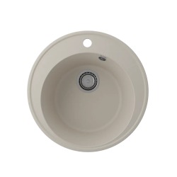 Мойка для кухни кварцевая Ulgran Quartz Nora 485-02, лён