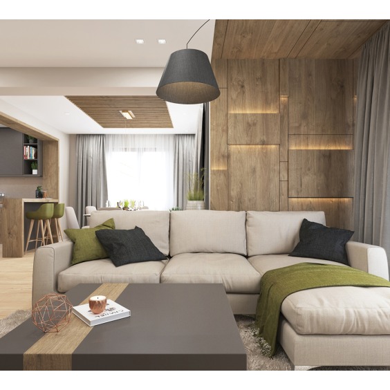 Лист ЛДСП Ultradecor (Kronospan) Дуб Харбор золото K361 PW, 2800 x 2070 x 16 мм #2