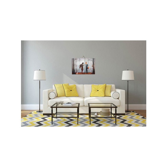 Картина "Лис и ворон" 70х50 см #5