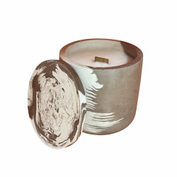 Ароматическая свеча «Елка и мандарин»