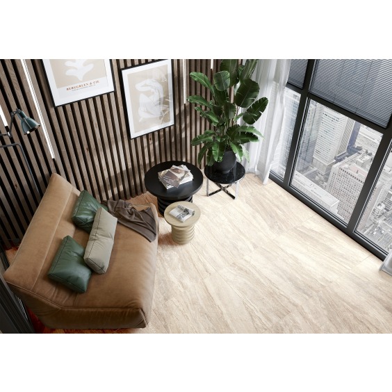 Alma Ceramica GFU04TVT04R керамогранит sugar-эффект Travertino 600*600 (4 шт в уп/43,2 м в пал) #2