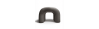 Интерьерный дизайнерский пуф Дуга букле латте