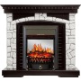 Каминокомплект Glasgow - Венге / Белый с очагом Fobos FX M Black
