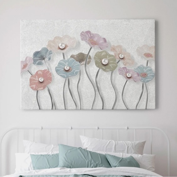 Картина на стену большая на холсте интерьерная "Симфония", размер 115х80 см #1