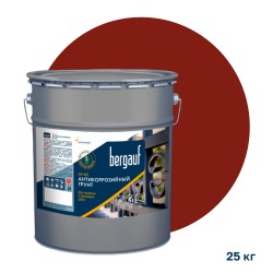 Грунтовка антикоррозивная Bergauf GF-21, красно-коричневый, 25кг