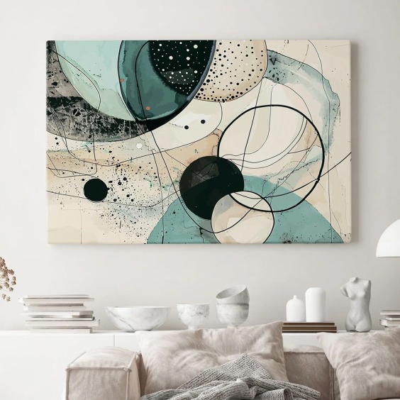 Интерьерная картина "Абстрактная вуаль" на холсте, большая, размер 50х80 см #7 Интерьерная картина "Абстрактная вуаль" на холсте, большая, размер 50х80 см #7