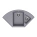 Мойка для кухни кварцевая Ulgran Quartz Marta 1000-05, бетон