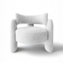 Кресло белое Холд букле