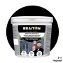 Грунт-краска BRAITON paint ВД антикоррозийное покрытие по металлу, черная, 1 кг