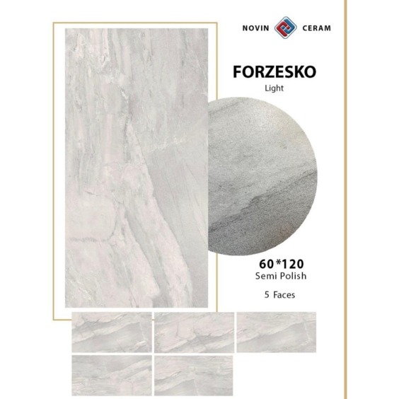 Керамогранит Forzesko Gray Light, 1200х600 мм #2
