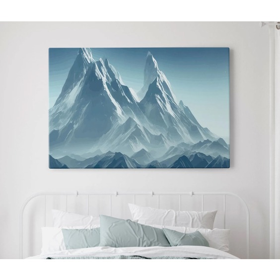 Интерьерная картина "Ледяные горы" на холсте, большая, 40х60 см #6 Интерьерная картина "Ледяные горы" на холсте, большая, 40х60 см #6