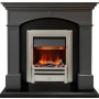 Каминокомплект Langford - Серый графит с очагом Chesford