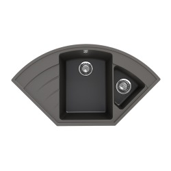 Мойка для кухни кварцевая Ulgran Quartz Marta 1000-09, асфальт