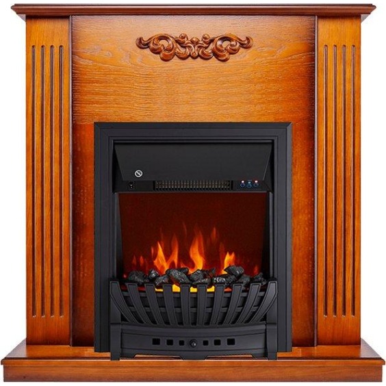 Каминокомплект Lumsden - Дуб антик с очагом Aspen Black #1