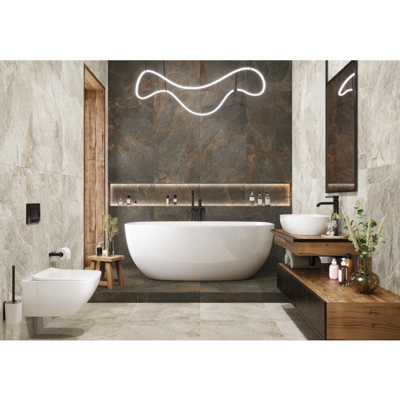 New Trend Stoncrete Beige D60225M Керамогранит матовый карвинг 600*600 (4 шт в уп/43,2 м в пал) #2 New Trend Stoncrete Beige D60225M Керамогранит матовый карвинг 600*600 (4 шт в уп/43,2 м в пал) #2