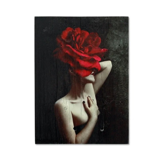 Картина "Девука-роза" #1