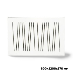 Короб-экран для батареи отопления «Абстракция» белый, 120х60х17 см