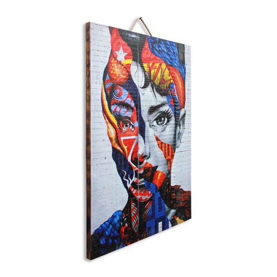 Картина "Цветная девушка" 50х70 см #2 Картина "Цветная девушка" 50х70 см #2