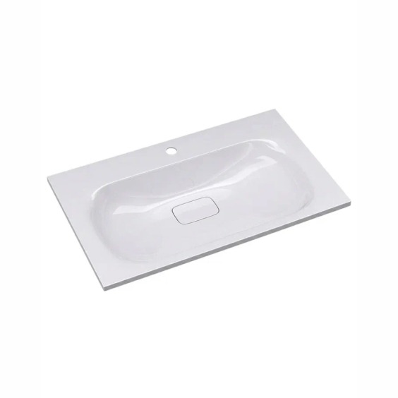 Раковина для ванной Uperwood Sunrise 80 см, белая глянцевая #5