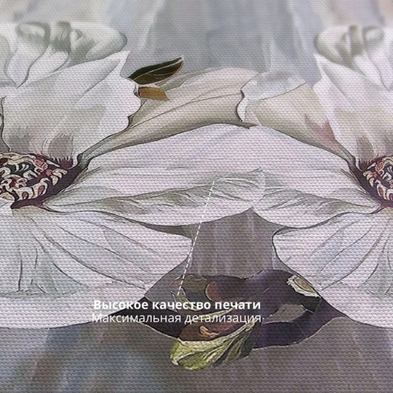 Интерьерная картина "Цветы лета" на холсте, большая, размер 80х115 см #3