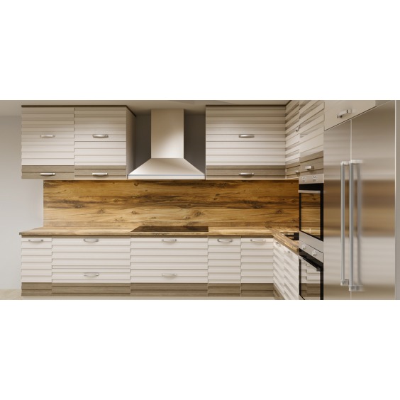 Фартук для кухни «Скиф» Дуб Корсика светлый арт. 232, 4200 x 600 x 6 мм #2