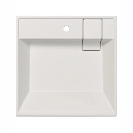 Раковина над стиральной машиной Uperwood Naomi Quartz, 60*60 см, жасмин #2