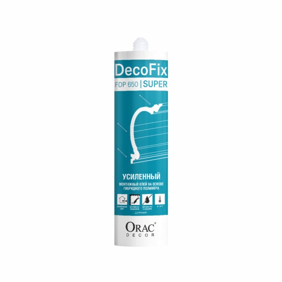 Монтажный клей для карнизов и молдингов Orac FDP650 DecoFix Super, 310 мл #1 Монтажный клей для карнизов и молдингов Orac FDP650 DecoFix Super, 310 мл #1