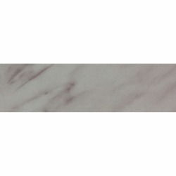 Кромка пластиковая с клеем «Скиф» Белый мрамор глянец арт. 041, 3000 x 50 мм