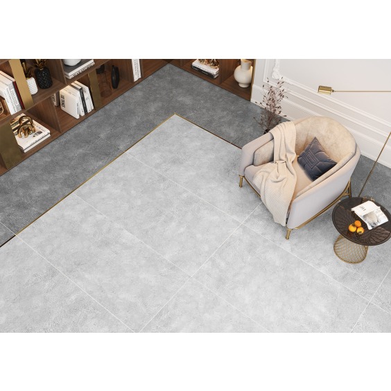 Delacora Chrome Dark D12005M Керамогранит матовый 1200*600 (2 шт в уп/41.76  м в пал) #4