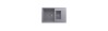 Мойка для кухни кварцевая Ulgran Quartz Prima 780-05, бетон, 1,5 чаши