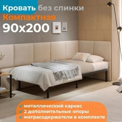 Кроватное основание Мир 900х2000, Черный металл (9005)