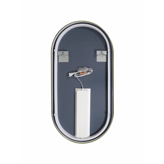 Зеркало для ванной Uperwood Next LED 50*100, бесконтактный сенсор, золотое #6