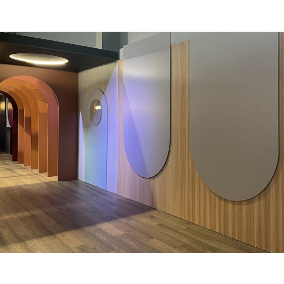 Полоса ЛДСП Ultradecor (Kronospan) Алюминиевый блеск K522 PE, 2800 x 680 x 16 мм #2