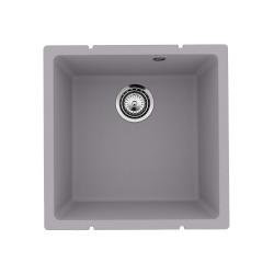 Мойка для кухни кварцевая Ulgran Quartz Underground 400-04, платина