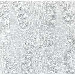 Каменные обои микроцемент "Кожа рептилии", Белый, 880х460 мм