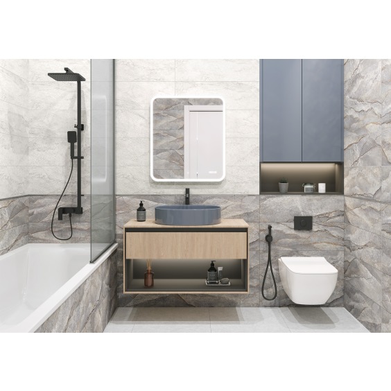 Delacora Nebraska Graphite WT15NBR25R Плитка настенная 246*740 (7 шт в уп/53,508 м в пал) #3