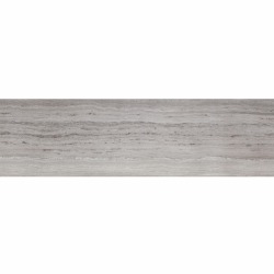 Кромка пластиковая с клеем «Скиф» Травертин серый арт. 059, 3000 x 32 мм