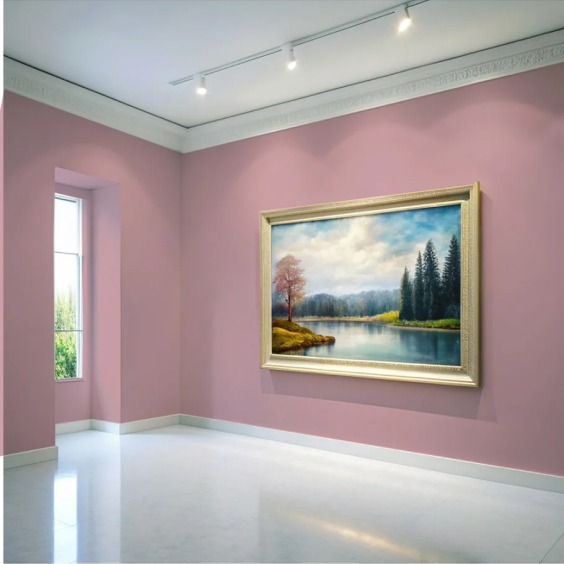 Краска интерьерная для стен и потолков износостойкая матовая Profipaints Eco Interior Vision 0.9л, Чайная роза #3