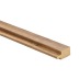 МДФ Профиль концевой LB-3771-А AGT Тик матовый арт. 248, 2800 x 35 x 18 мм