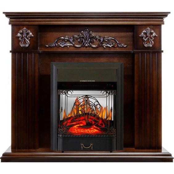 Каминокомплект Provence - Коньяк с очагом Majestic FX M Black #1