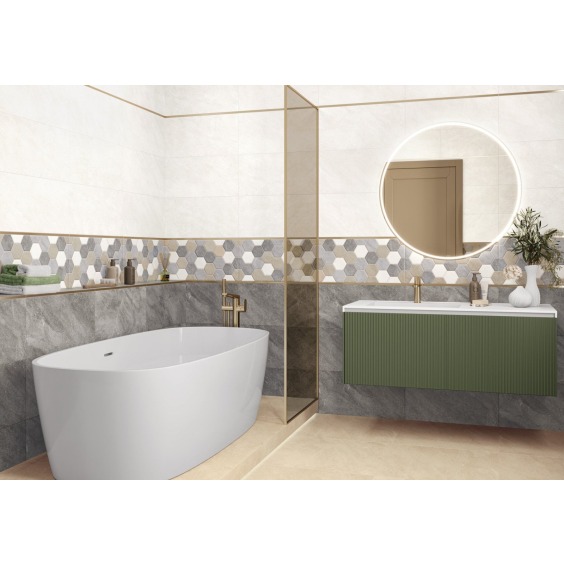 TWA3060SAV70 плитка облицовочная рельефная Alma Ceramica Savoy 300*600 (11 шт в уп/63,36 м в пал) #3